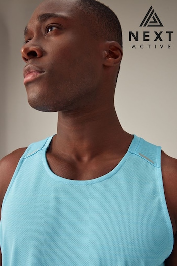 Bright Blue Active Mesh Gym Vest (Q89235) | £16