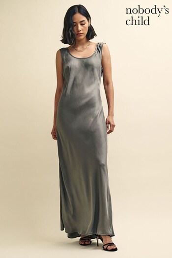 Nobody's Child Grey Georgiana Mini Dress (Q89289) | £85