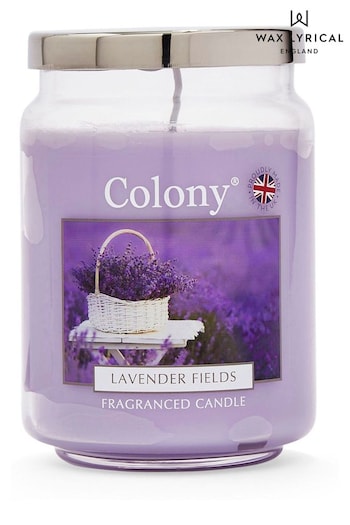 Wax Lyrical Colony Large Jar Lavender Fields Candle (Q89464) | £20