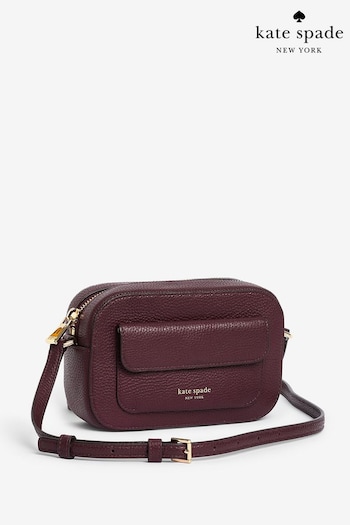 kate spade new york Red Ava Pebbled Leather Crossbody Bag (Q89823) | £225