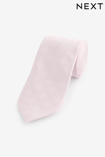 Pink Diamond Jacquard Tie (Q89830) | £12