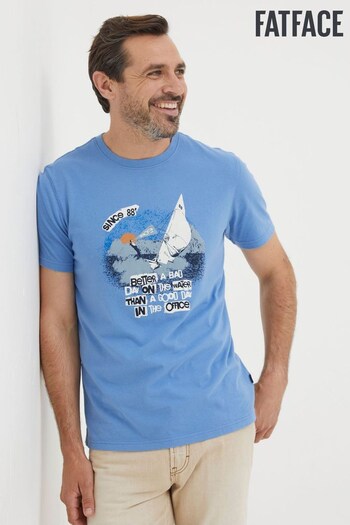 FatFace Blue Better A Bad Day Sail T-Shirt (Q89849) | £28