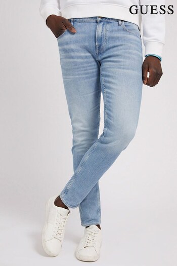 Guess 1bh903 Blue Chris Skinny Fit Denim Jeans (Q89946) | £85