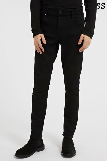 Guess Black Chris Skinny Fit Denim Jeans (Q89966) | £90