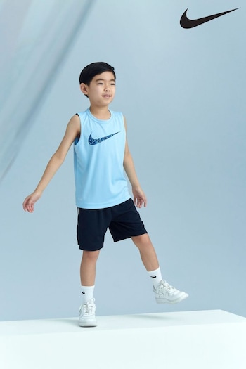 Nike Black Little Kids Dri-FIT Shorts (Q90119) | £16