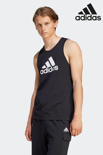 adidas Black/White Sportswear Sportswear Tank Top (Q90131) | £20