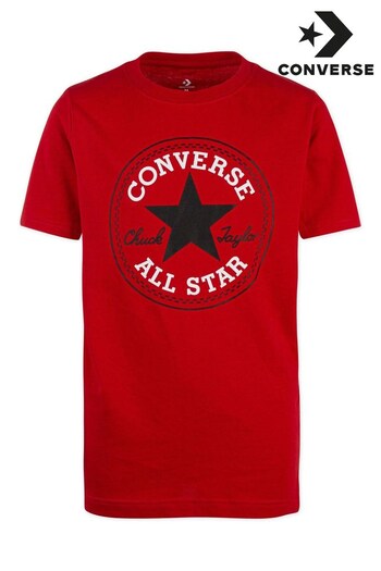 Converse taille Red Chuck Patch T-Shirt (Q90177) | £16