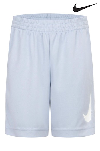 Nike Blue Little Kids Dri-FIT Shorts (Q90188) | £16
