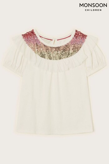 Monsoon Sequin Yoke Top (Q90288) | £18 - £22