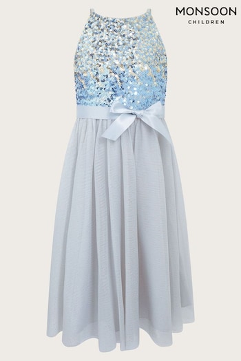 Monsoon Blue Ombre Sequin Truth Dress (Q90294) | £48 - £50