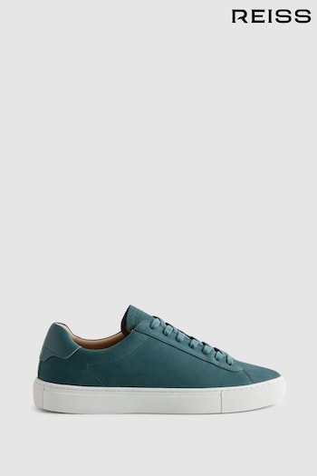 Reiss Seafoam Finley Leather Trainers (Q90464) | £138