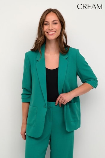 Cream Green Cocamia Half-Length Sleeve Blazer (Q90508) | £90