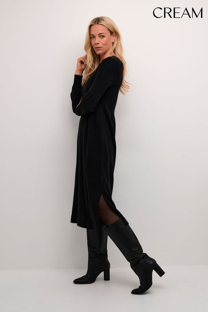Buy Women s Cream Knee Length Dresses Online Next UK