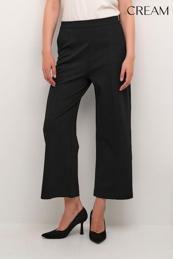 Cream Saila Jersey High Waist Culotte Black Trousers Mimi (Q90550) | £80