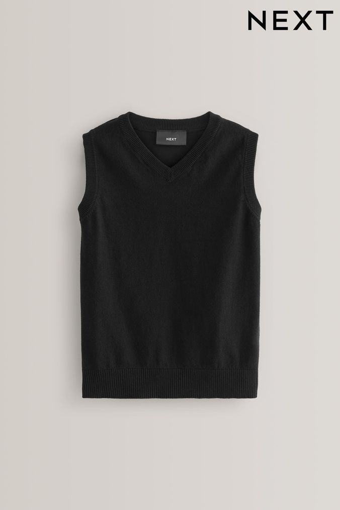 Boys Black School Jumpers Boys Black V Neck Jumpers