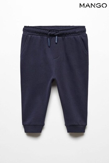 Mango Kids Cotton Jogger-Style Trousers (Q90775) | £11