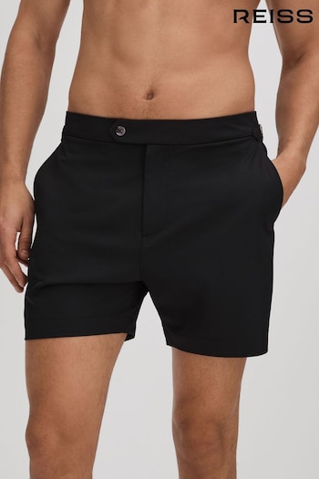 Reiss Black Sun Side Adjuster Swim puma Shorts (Q90786) | £68