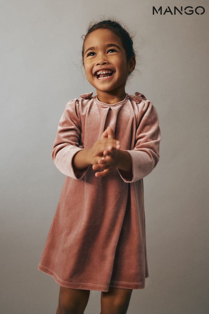 Girls outlet velvet dress