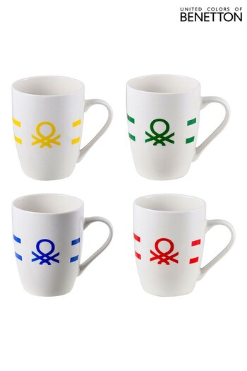 Benetton Set of 2 Multi Porcelain Mugs (Q90881) | £28