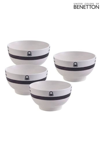 Benetton Set of 4 Multi Porcelain Bowls (Q90905) | £26