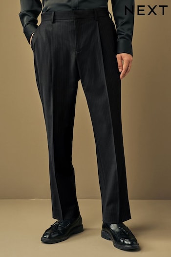 Black Stripe Suit: Trousers (Q91004) | £110