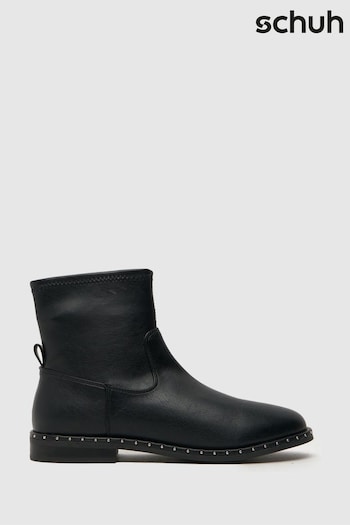 Schuh Coffee Stud Black Boots (Q91137) | £36