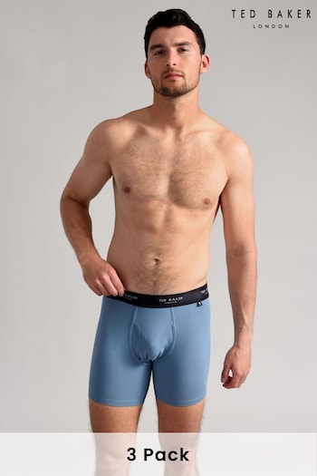 Ted Baker Natural Cotton Boxer Briefs 3 Pack (Q91190) | £39