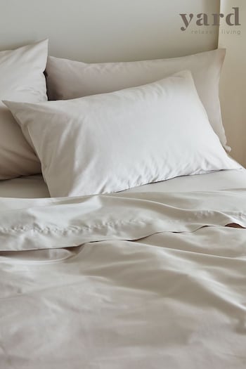 Bedfolk Natural Luxe Cotton Duvet Cover (Q91277) | £79 - £99