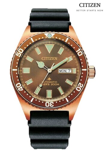 Citizen Gents Black Promaster Automatic Diver Watch (Q91300) | £349