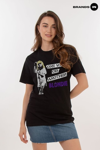 Brands In Black Boyfriend Blondie One Way Or Another Fit T-Shirt (Q91301) | £21