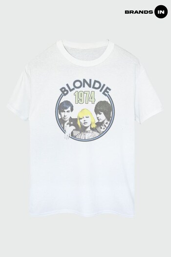 Brands In White Boyfriend Fit Blondie Retro1974 T-Shirt (Q91312) | £21