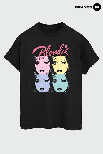 Brands In Black Boyfriend Fit Blondie Multiple T-Shirt (Q91315) | £21