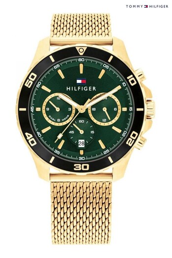 Tommy Hilfiger Gents Gold Jordan Sport Watch (Q91346) | £209
