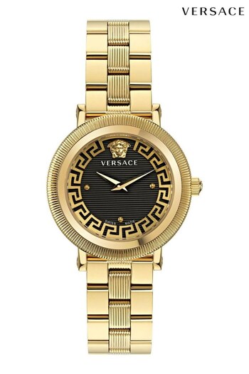 Versace Gold Greca Flourish Watch (Q91358) | £1,020