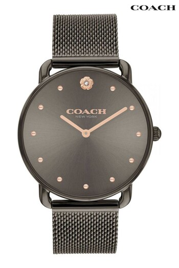 COACH Ladies Grey Elliot Watch (Q91384) | £125