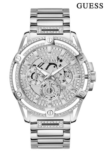Guess Ladies Avril Silver Watch (Q91410) | £165