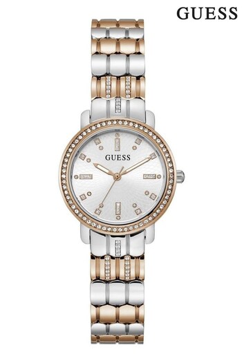 Guess Ladies Silver Tone Rumour Watch (Q91429) | £159