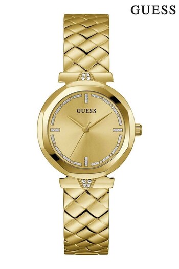 Guess Ladies Gold Tone Waterfall Watch (Q91450) | £249