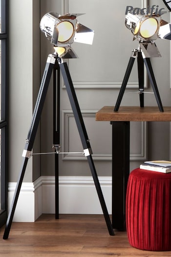 Pacific Silver Hereford Tripod Floor Lamp (Q91459) | £150