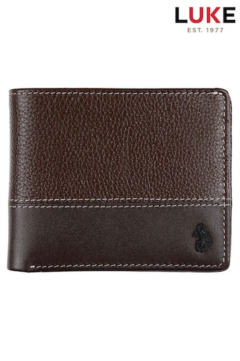 Luke 1977 Volcombe Leather Brown Wallet (Q91491) | £40