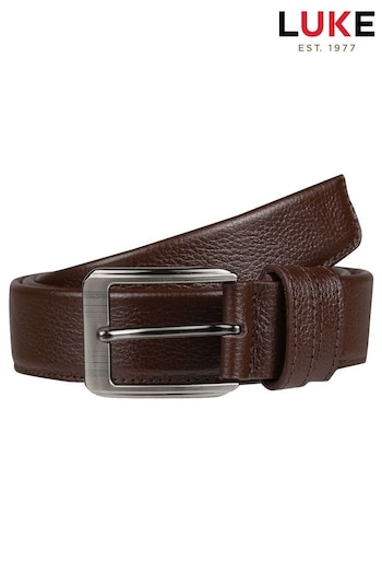 Luke 1977 Saturday Leather Brown Belt (Q91506) | £45