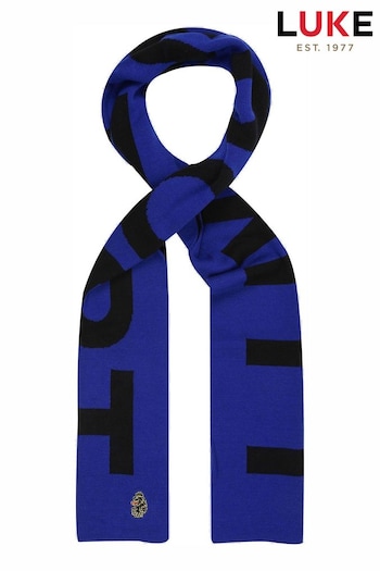 Luke 1977 Animal House Large Text Knitted Scarf (Q91608) | £40