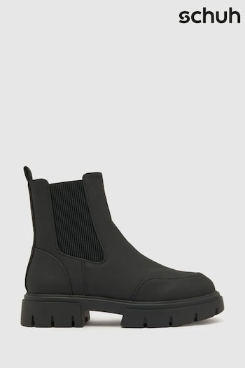 Schuh Cheerful Chunky Black Boots (Q91622) | £34 - £36