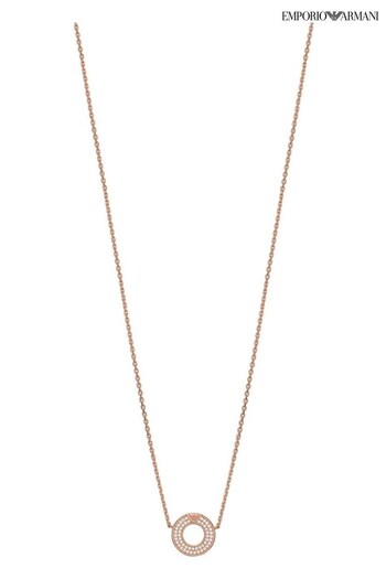 Emporio med Armani Jewellery Ladies Pink Necklace (Q91763) | £115