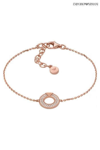 Emporio Linen Armani Jewellery Ladies Pink Bracelet (Q91778) | £99
