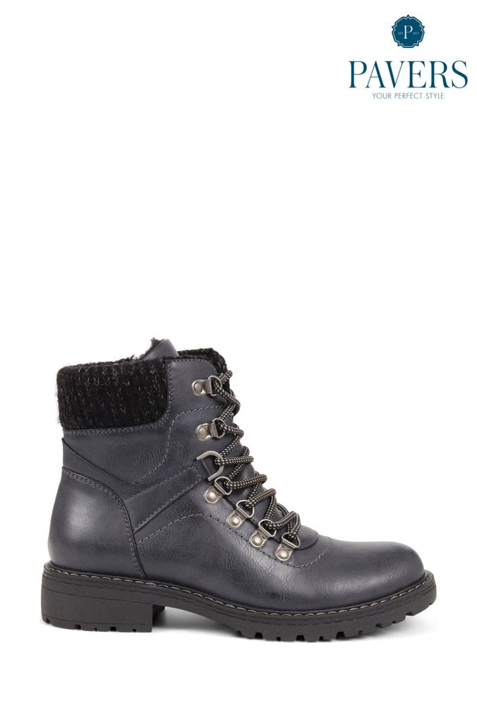 Buy Women s Boots Blue Pavers Lace Up Casual Ankle Footwear Online Boots LASOCKI KIDS CI12 MOCCA 37 Navy AspennigeriaShops