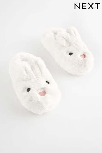 White Bunny Rabbit Slippers (Q91824) | £12 - £15