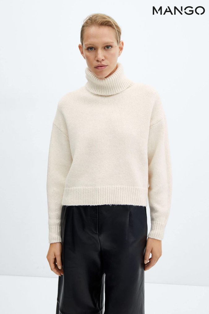 Mango cream jumper hot sale