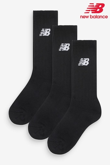 New Balance Black Everyday Crew Socks (Q92015) | £13