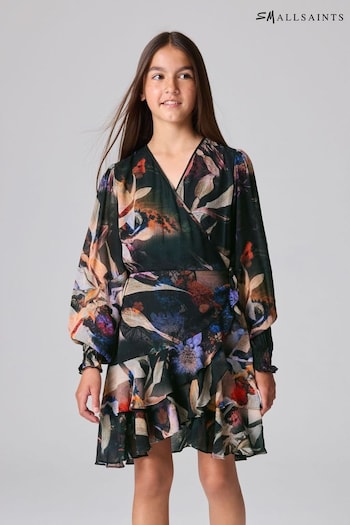 smALLSAINTS Multi Ari Floral Wrap Girls Dress (Q92034) | £44 - £48